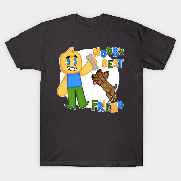 Noob's Best Friend Roblox Noob with dog Roblox inspired t shirt